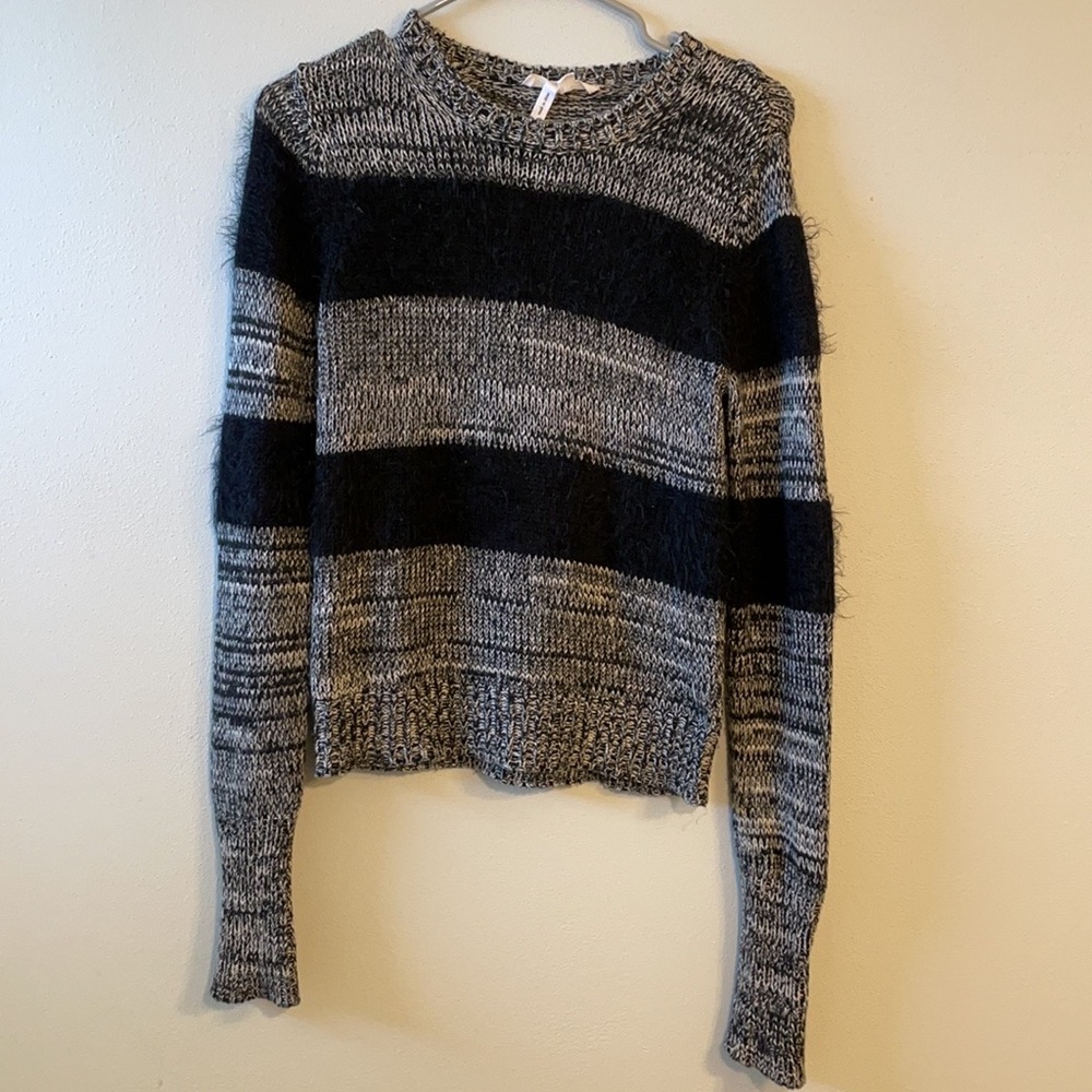 BCBGeneration small black and grey knit sweater